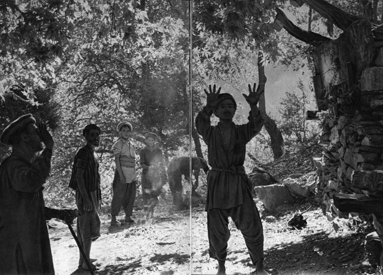 Fosco Maraini's photographs of the altar of Mahandeo Dur among the Kalash people of the Bumboret Valley in Chitral