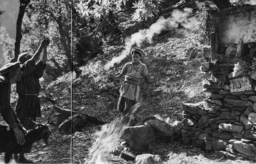 Fosco Maraini's photographs of the altar of Mahandeo Dur among the Kalash people of the Bumboret Valley in Chitral