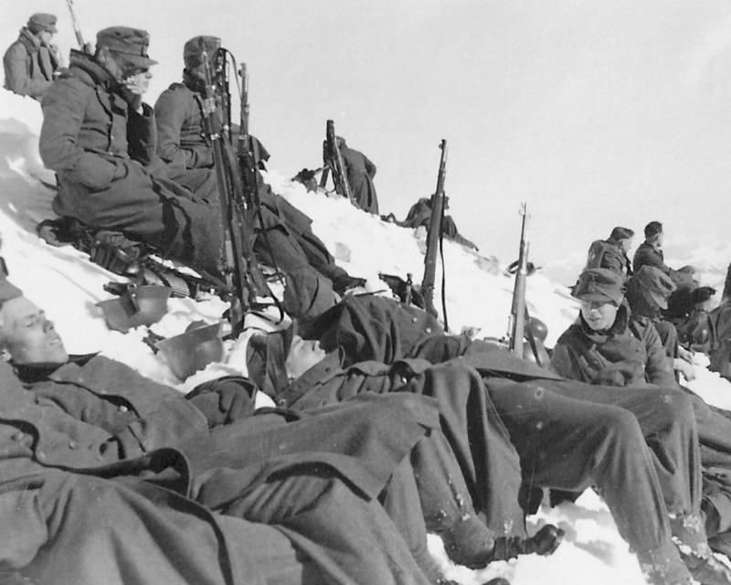 German mountain troops resting in the Caucasus in 1942