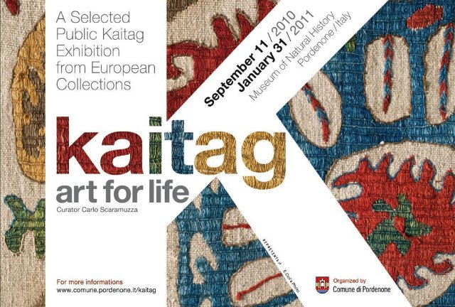 SCARAMUZZA, Carlo (ed.), Kaitag — Art for Life, a Selected Public Kaitag Exhibition from European Collections/Kaitag — Arte per la Vita, Tessuti ricamati del Daghestan